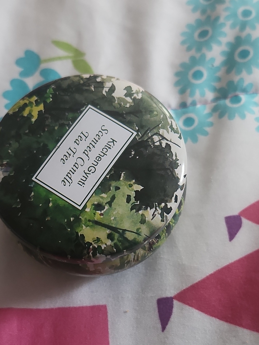 Scented Candle Tin - Green